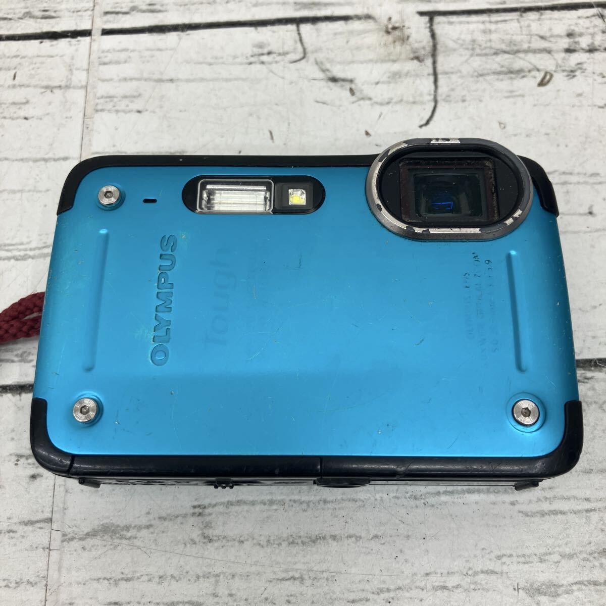 OLYMPUS オリンパス コンパクトデジタルカメラ デジタルカメラ ブルー デジカメ STYLUS 動作未確認【8686】