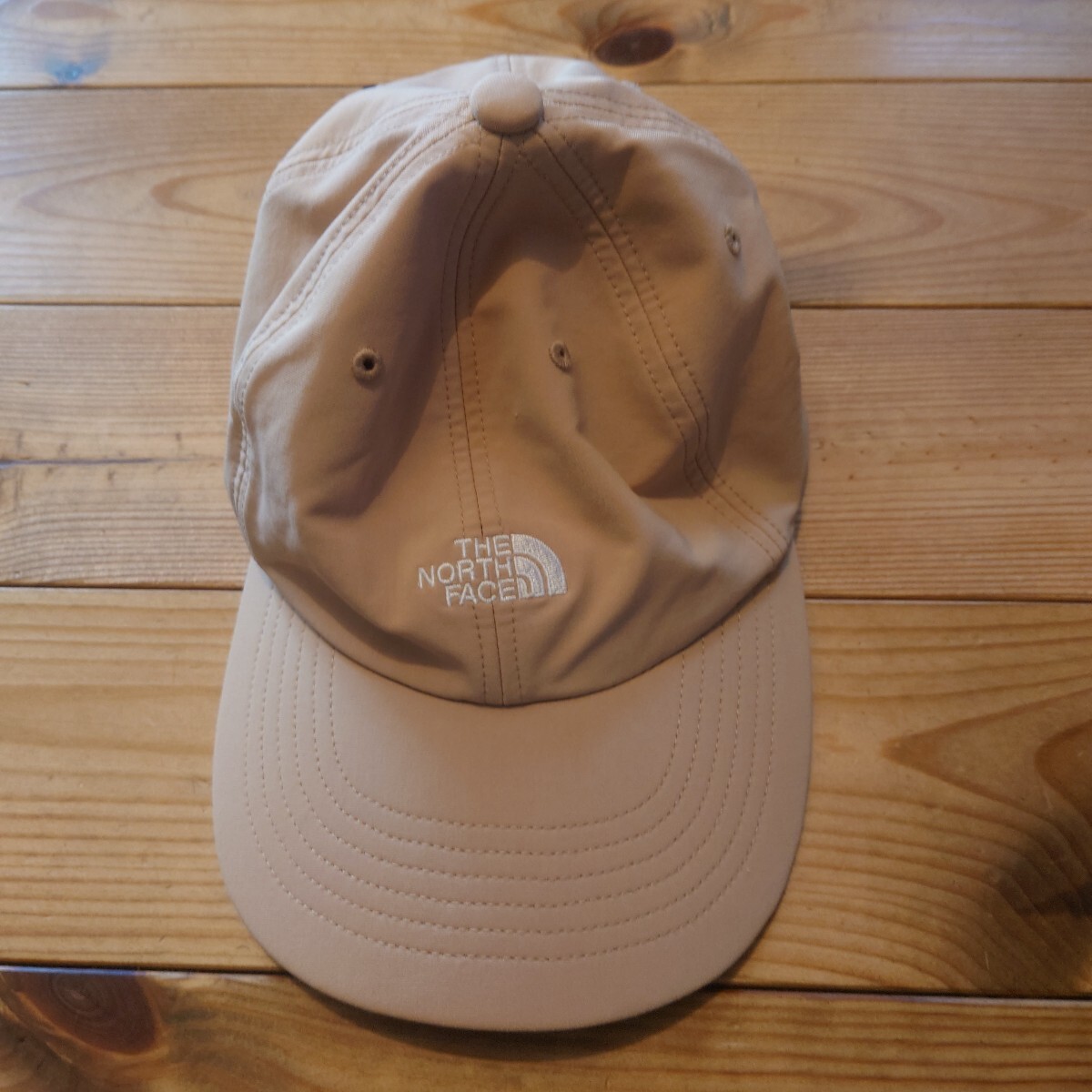 ★レア品 良品 THE NORTH FACE ノースフェイス ベージュ キャップ NN01903 サイズM★