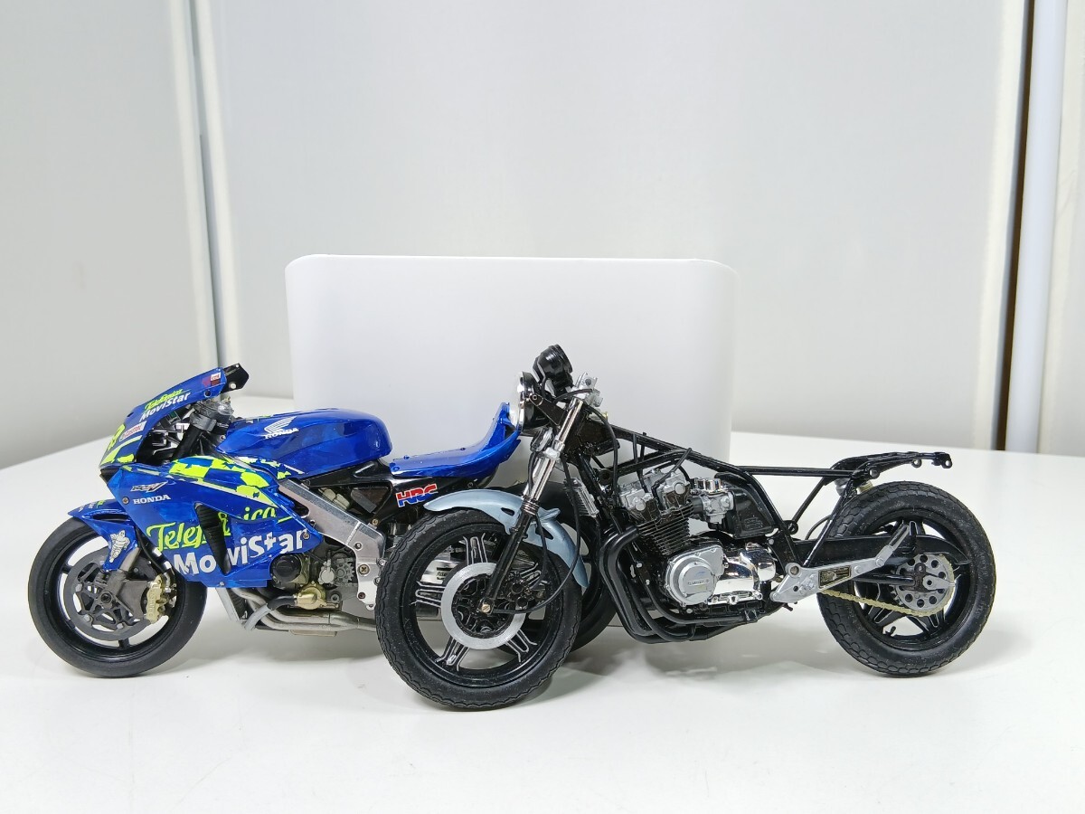 #1721 TAMIYA タミヤ バイクプラモデル MINI CHAMPS CB750F? 完成品 パーツ不足 ジャンク/和歌山県にて引き取り大歓迎