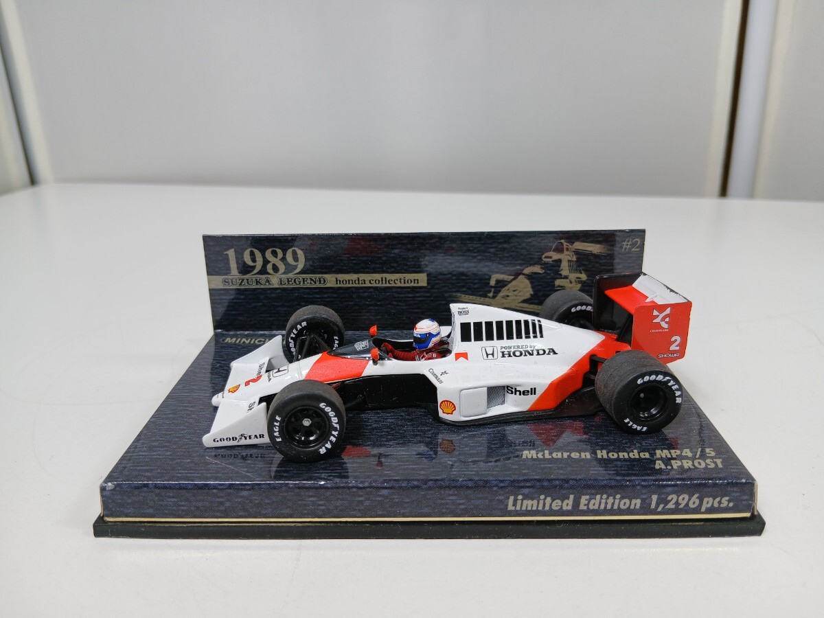 #1727 マクラーレンMP4/5 ホンダ McLaren マクラーレン ミニチャンプス 鈴鹿サーキット限定 限定1296個/和歌山県にて引き取り大歓迎