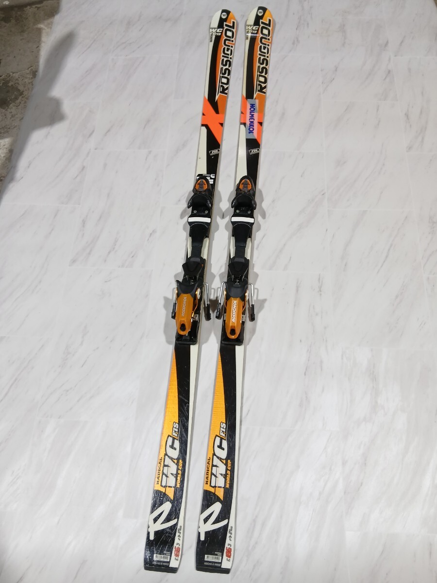 #1812 ROSSIGNOL ロシニョール RADICAL WC FIS スキー板 186cm ビンディング 付 カービングスキー レーシング/和歌山県にて引き取り大歓迎