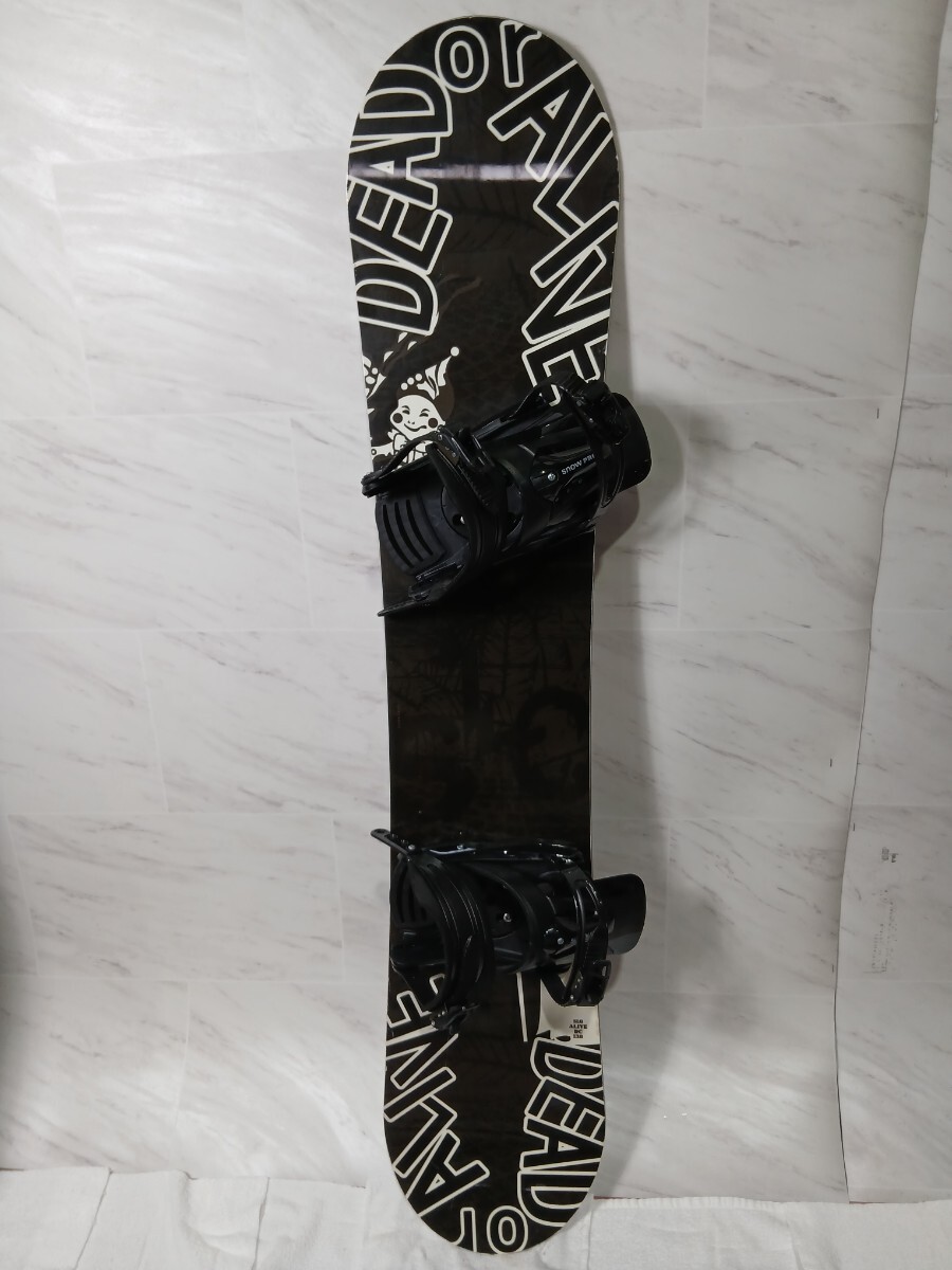 #1852 SLQ エスエルキュー 138cm スノーボード 板 ビンディング セット/和歌山県にて引き取り大歓迎