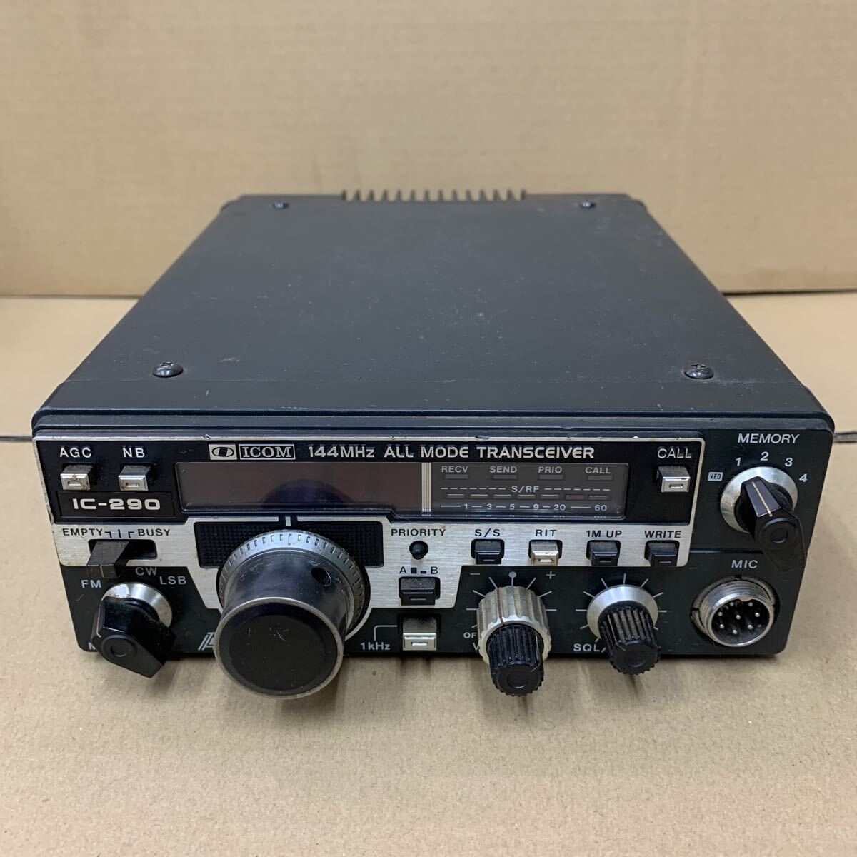 ICOM IC-290 アイコム 144MHz ALL MODE TRANSCEIVER トランシーバー 動作未確認