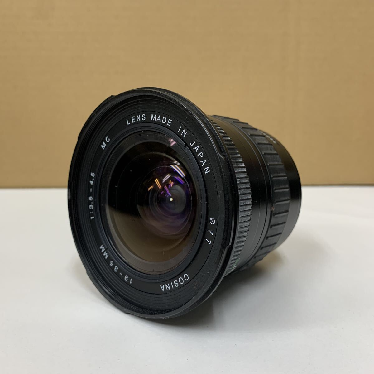 COSINA19 - 35mm 1:3.5-4.5 MC φ77 コシナ カメラレンズ ソニー、ミノルタ用 未確認 LENS 112