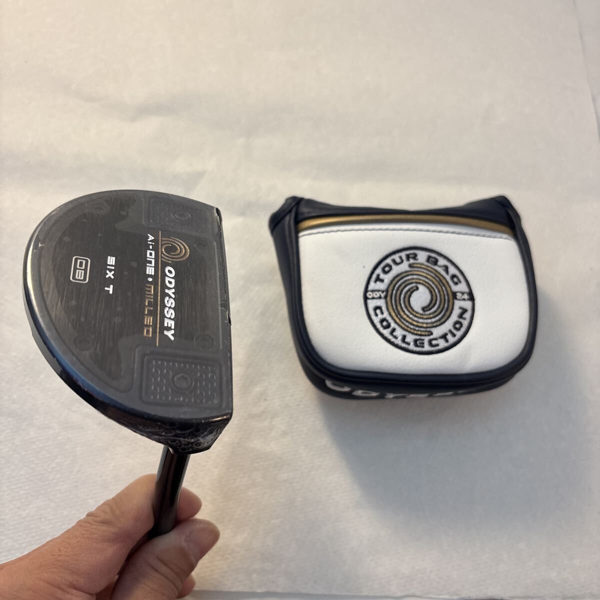 【新品未使用】 オデッセイ ODYSSEY Ai-ONE MILLED SIX T パター 34インチ　パターカバー&取説シュリンク付き　定価77,000円