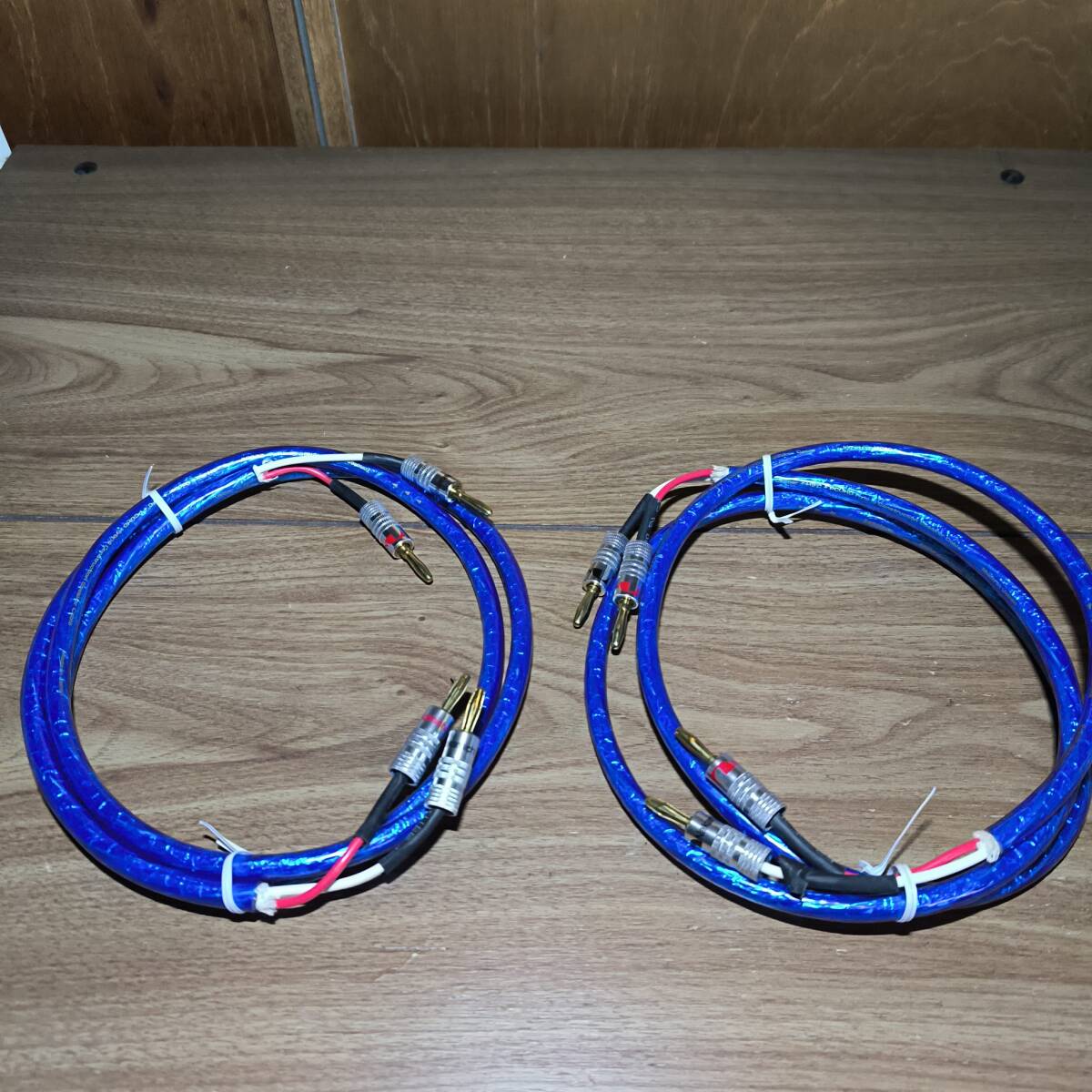 ZONOTONE 6NSP-Granster 2200α Nakamichi バナナプラグ スピーカーケーブル 2本 約1.2m