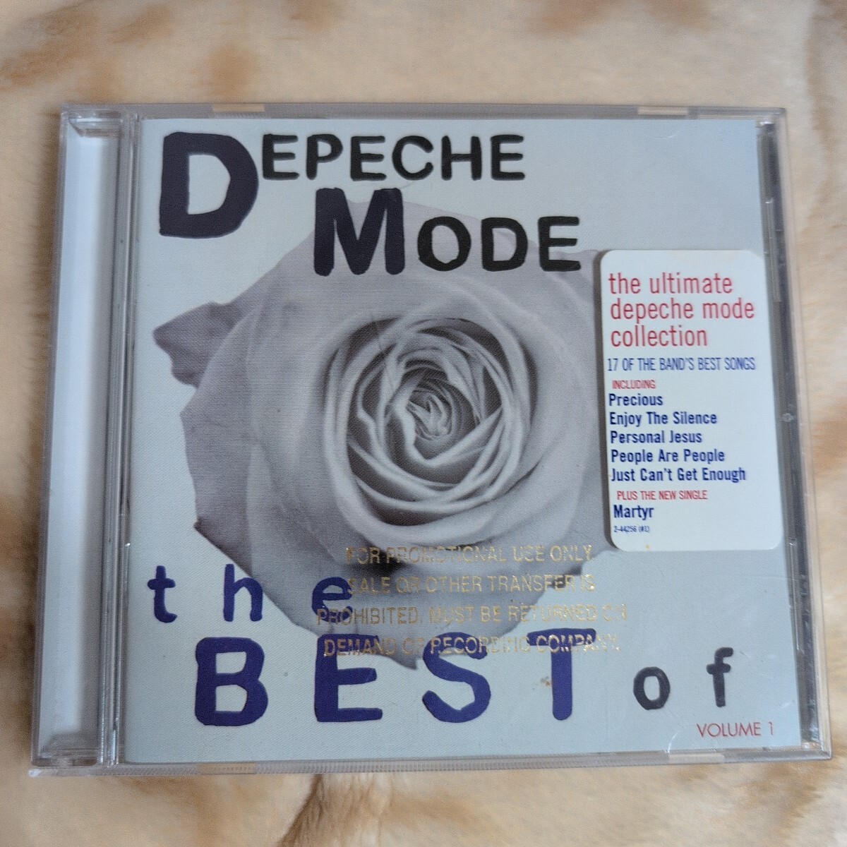★非売品! プロモ米国盤CD　DEPECHE MODE THE BEST OF VOLUME 1 CD デペッシュ・モード　Made in U.S.A.　付属ブックレット付き