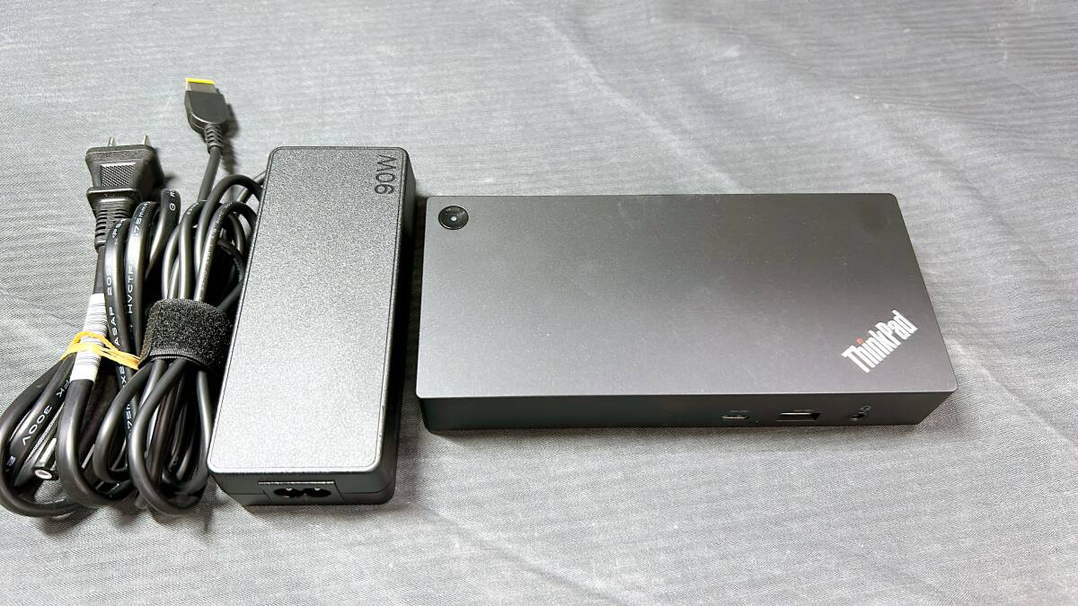 【動作品】Lenovo ThinkPad Universal USB-C Dock LDA-KP ドック ACアダプター付属