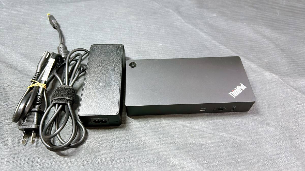 【動作品】Lenovo ThinkPad Universal USB-C Dock LDA-KP ドック ACアダプター付属　
