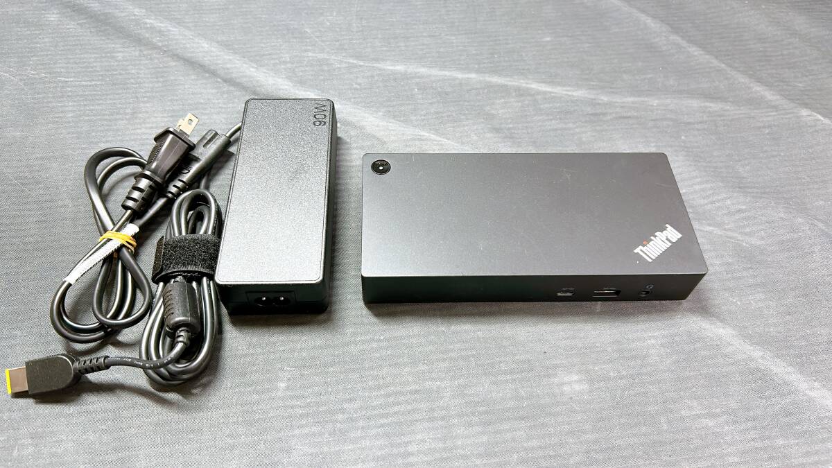 【動作品】Lenovo ThinkPad Universal USB-C Dock LDA-KP ドック ACアダプター付属