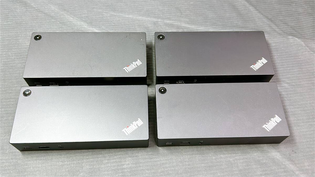 【4個セット/動作品♪】Lenovo レノボ ThinkPad USB-C Dock DK1633 ドック