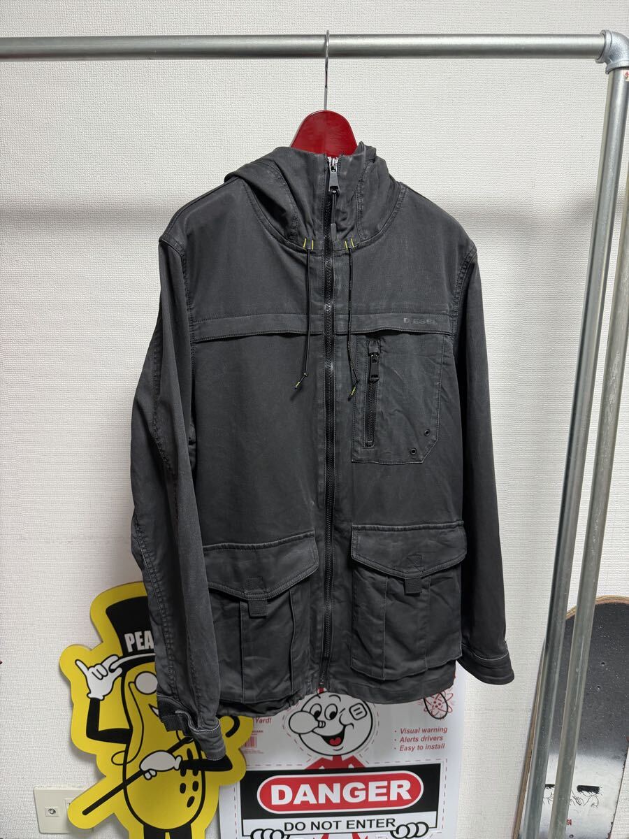 DIESEL ディーゼル　ジョグジーンズ　ブラック デニムジャケット　Sサイズ