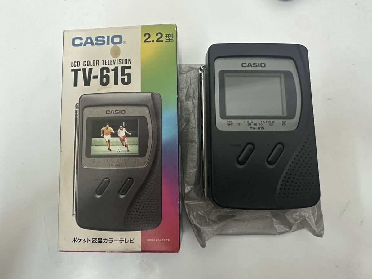 【J01-924】　CASIO　TV-615　ポケットカラーテレビ　 動作未確認　