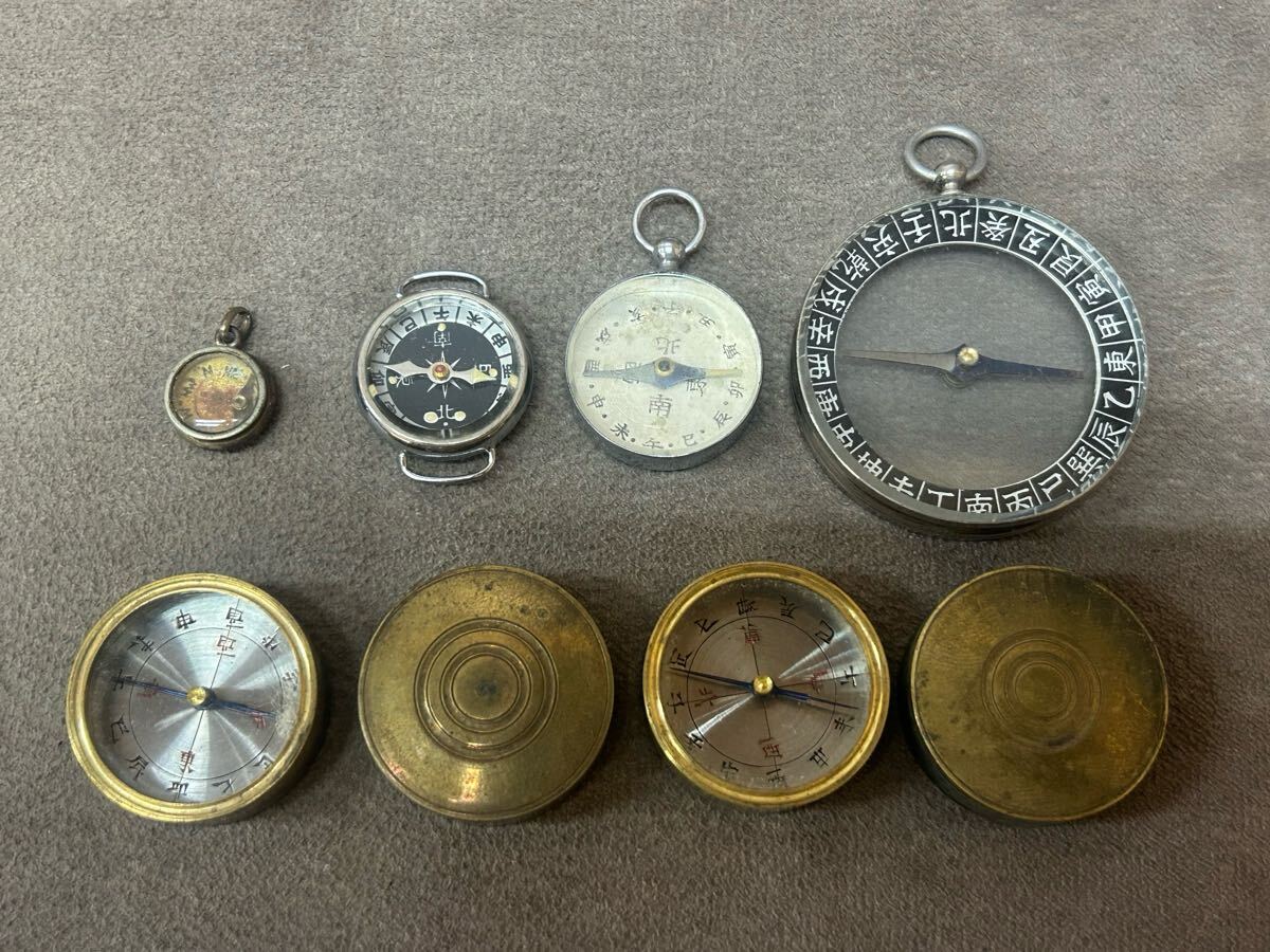 時代物 旧家蔵出し コンパス まとめ売り ヴィンテージ アンティーク 干支 ジャンク 骨董品 コレクション 
