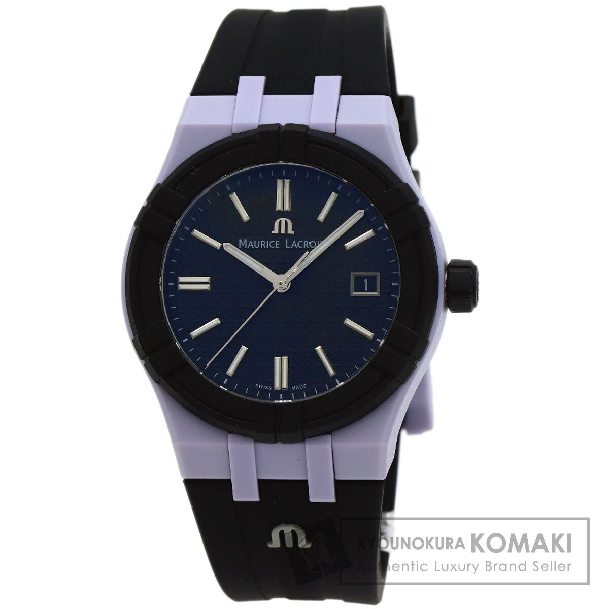 MAURICE LACROIX モーリスラクロア AI2008-20YZO-200-0 アイコン タイド 腕時計 プラスチック ラバー メンズ 中古