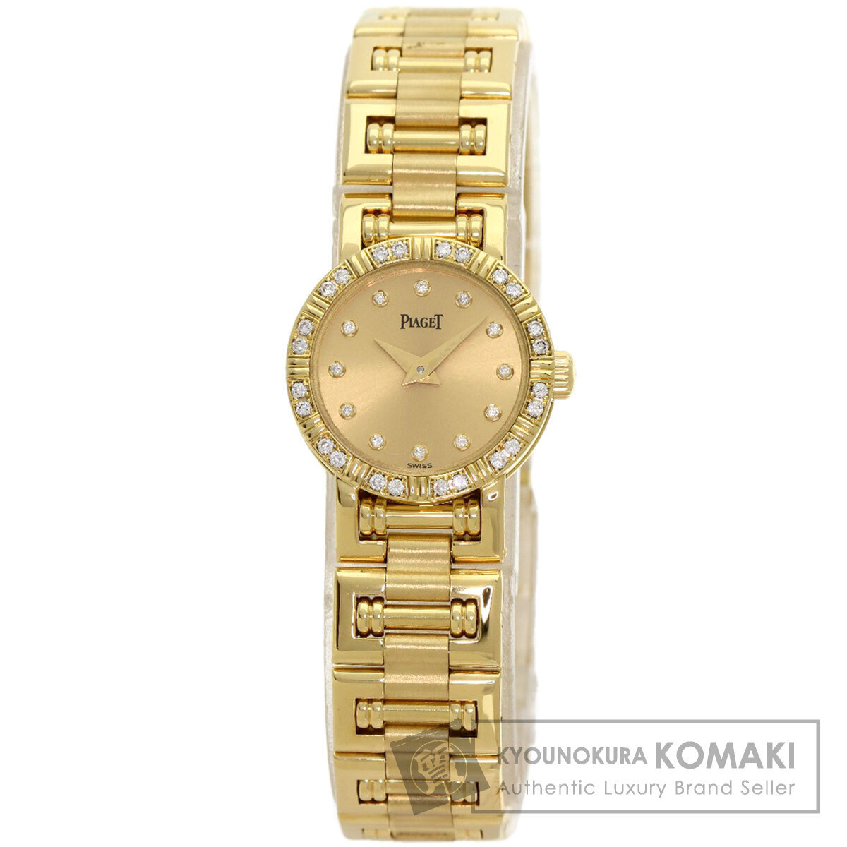 PIAGET ピアジェ 5964AK81 ミニダンサー ダイヤモンド 腕時計 K18イエローゴールド K18YG ダイヤモンド レディース 中古