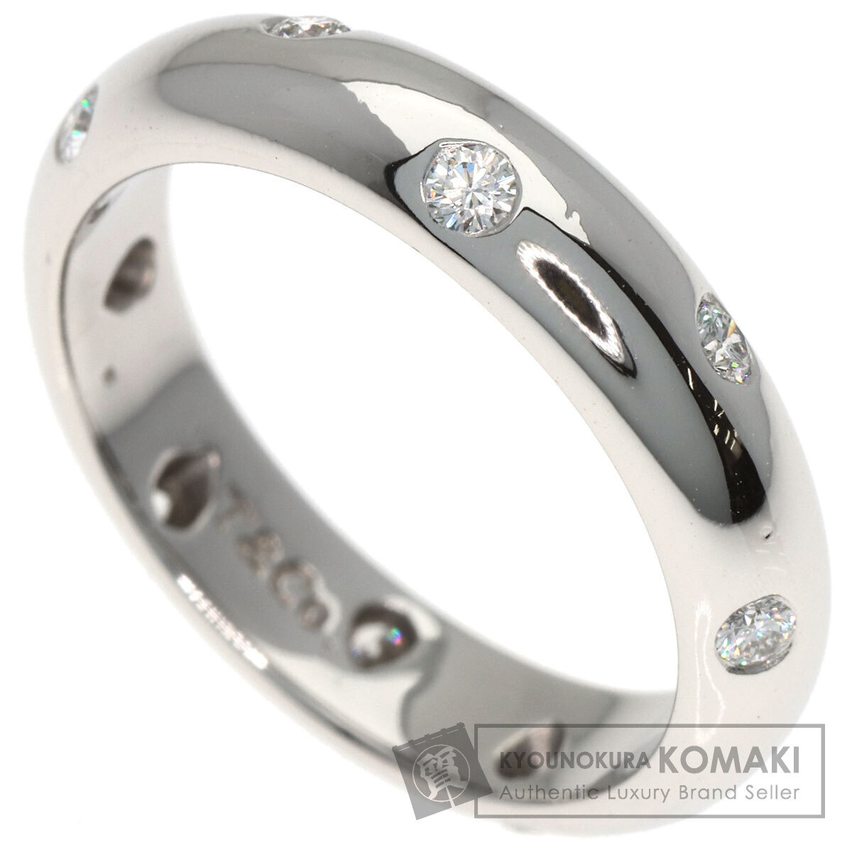 TIFFANY&Co. ティファニー ドッツ ダイヤモンド リング・指輪 プラチナPT950 レディース 中古