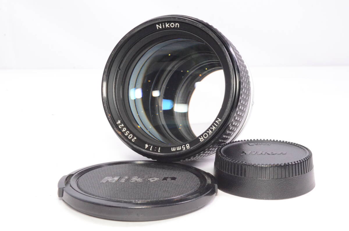 ★動作確認済★ Nikon ニコン Ai-S 85mm F1.4 一眼レフ カメラ 単焦点 マニュアル レンズ　　　2602003Y/M