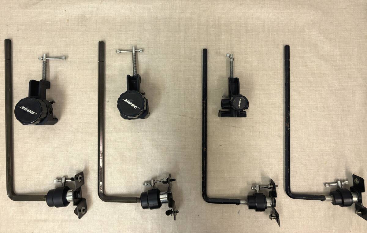 D-459/BOSE パンスタンド GMA-3 + 型番不明(クランプ1点欠品)/現状品/ボーズ スピーカー ブラケット スタンド 吊るし 天井 壁 吊り 