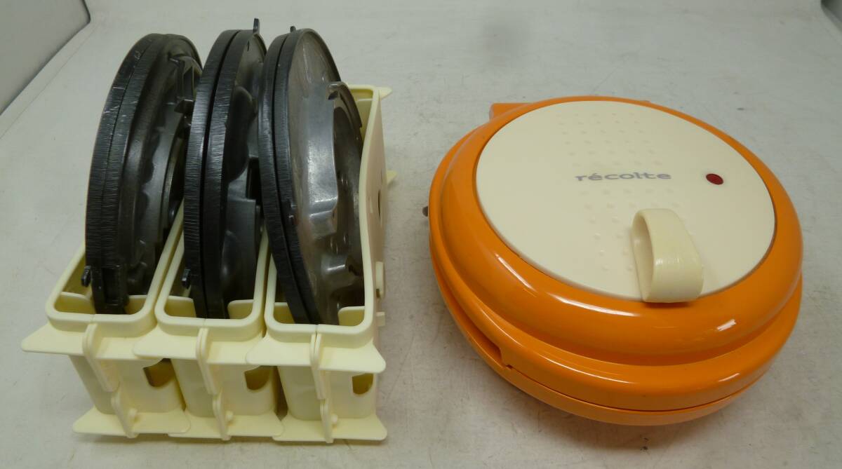 中古 recolte レコルト Smile Baker スマイルベーカー RSM-1 [Y-254] 送料無料(北海道・沖縄・離島・佐川急便中継料金がかかる地域は除く)