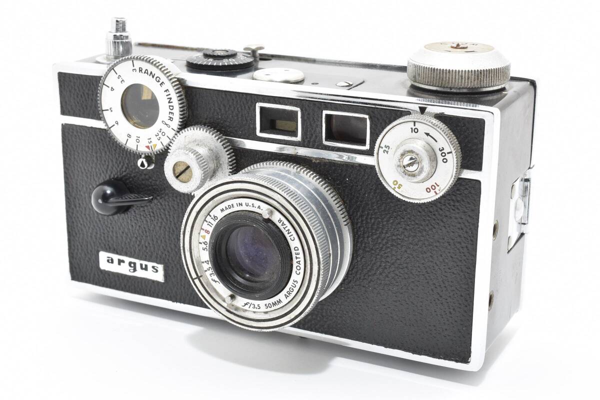希少＊Argus C3 COATED CINTAR F3.5 50mm フィルムカメラ レンジファインダー アーガス