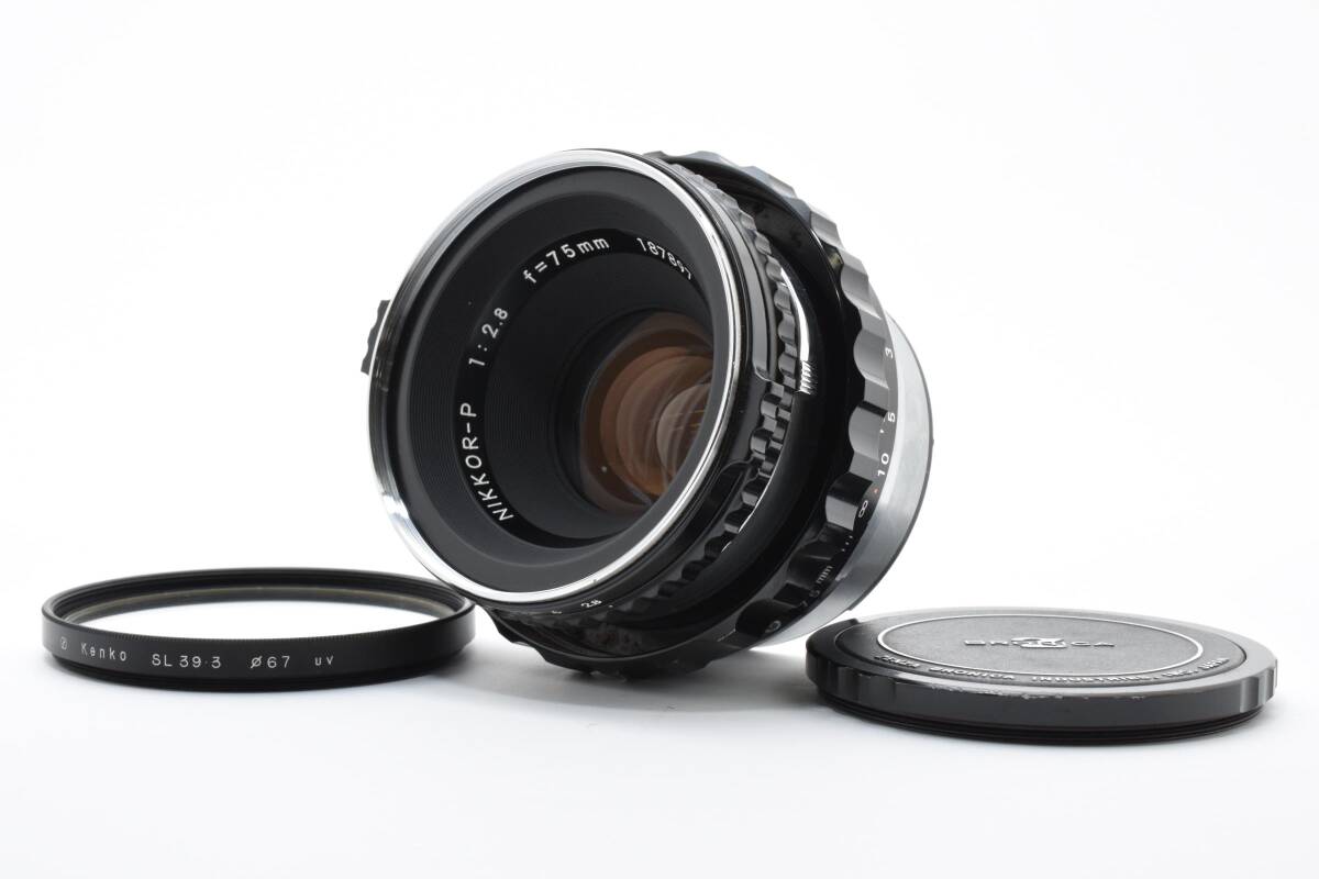 ヘリコイド付＊ニコン NIKON NIKKOR-P 75mm F2.8 BRONICA ブロニカ ニッコール 