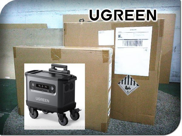■新品■未使用品■UGREEN/ユーグリーン■ポータブル電源 PowerRoam 2200（2048Wh）/ソーラーパネル SC100■27万■khh3567k