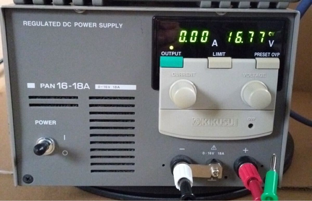 菊水電機　PAN16-18A　直流安定化電源