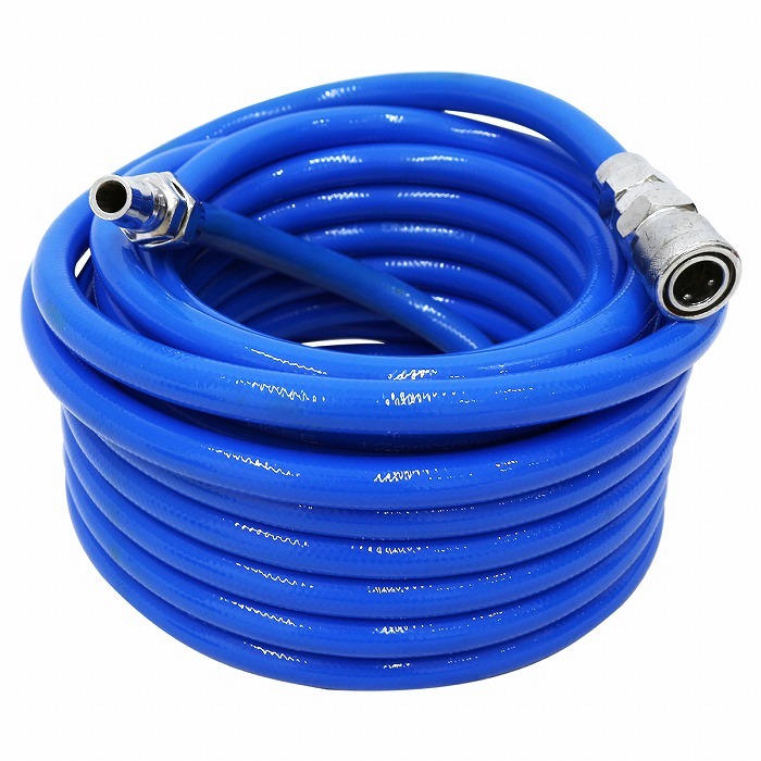 『外径12mm 内径8mm 』10m エア ホース φ8 頑丈 エアー コンプレッサー ホース ワンタッチ カプラー 1/4 工具 DIY 車 バイク