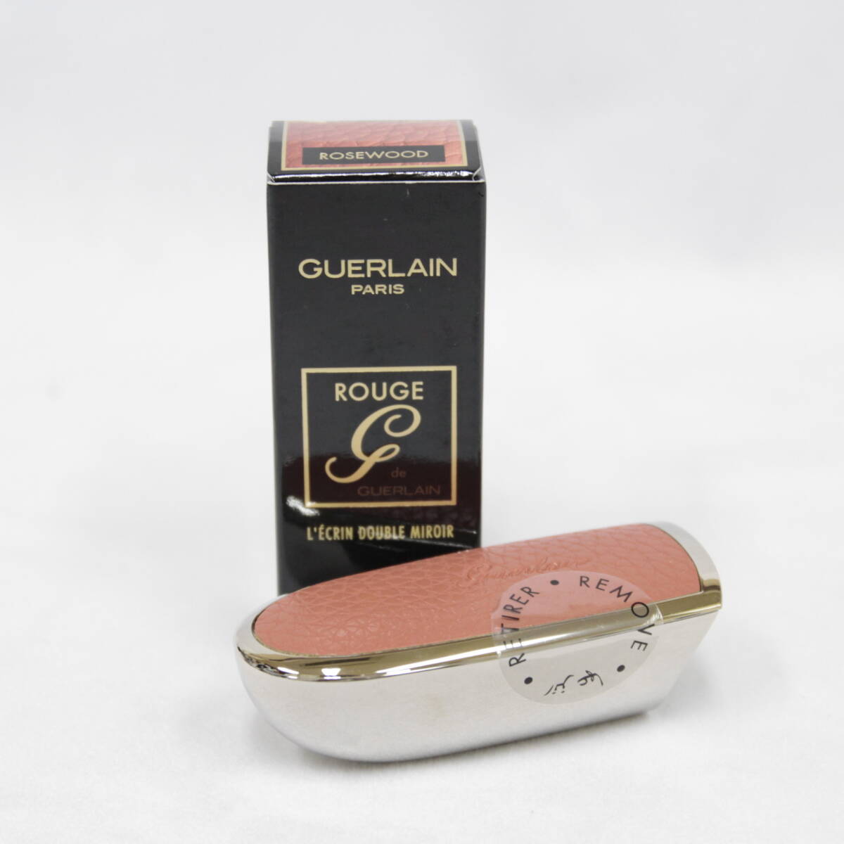 ☆GUERLAIN ゲラン ルージュ ROSEWOOD THE DOUBLE MIRROR CASE 口紅 ケース 2602-N0115⑦K(NT)