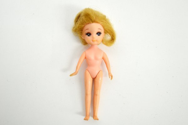 KM743●現状品●タカラ チビッコメイト　チーちゃんのママ　着せ替え人形　昭和レトロ