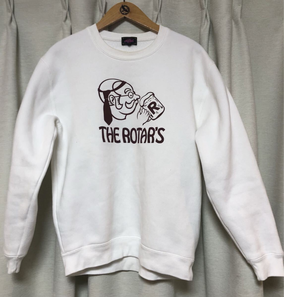 ROTAR ローター・スウェットトレーナー メンズＬサイズ　白　美品