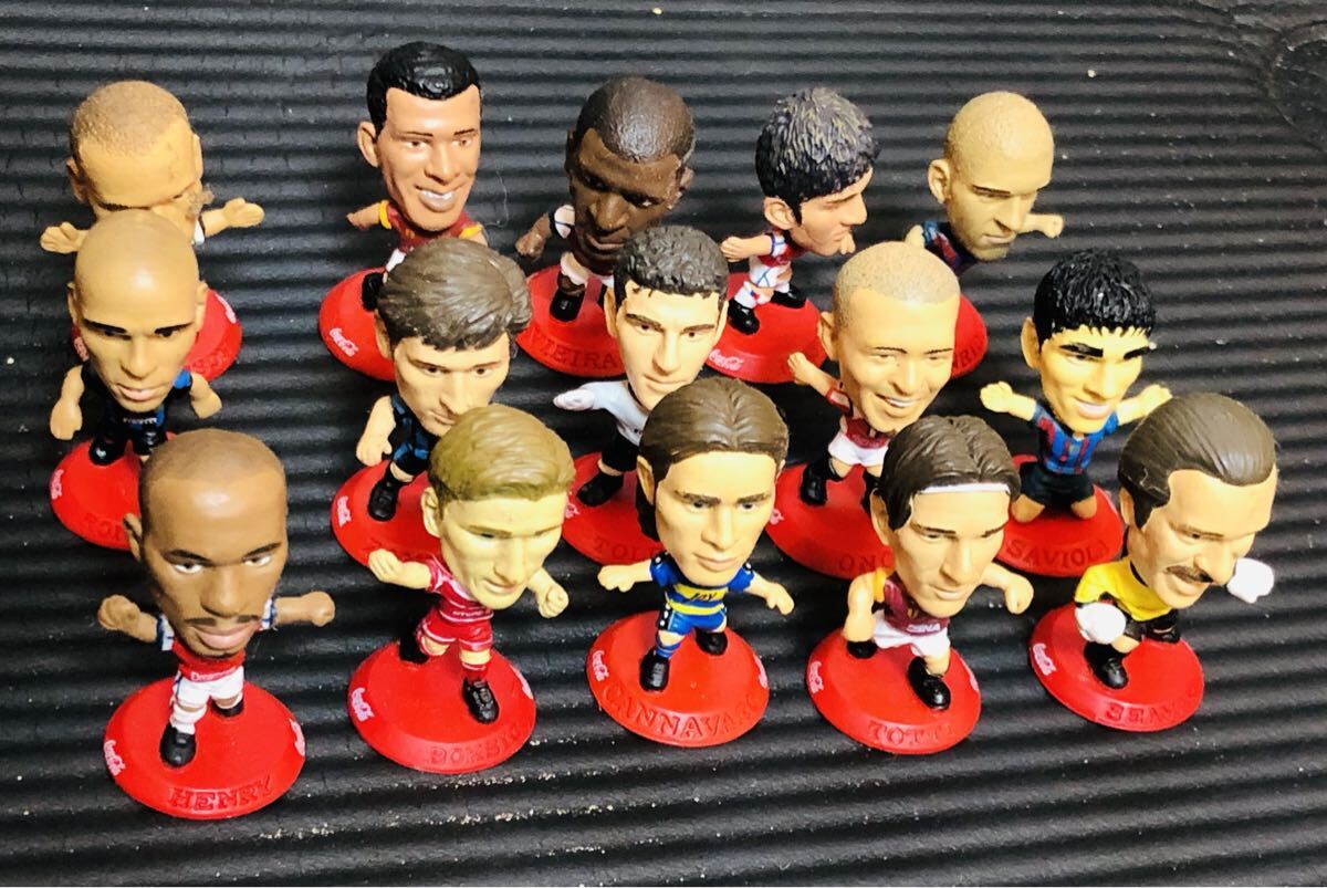 CORINTHIAN コリンチャンス・コカコーラドリンク ノベルティフィギュア 15個セット