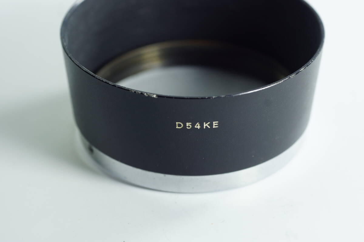 plnyeA004『並品』MINOLTA D54KE 55mm F1.8 MC55mm F1.7用 内径54mm カブセ式 メタルフード ミノルタ オートロッコール HOOD SHADE
