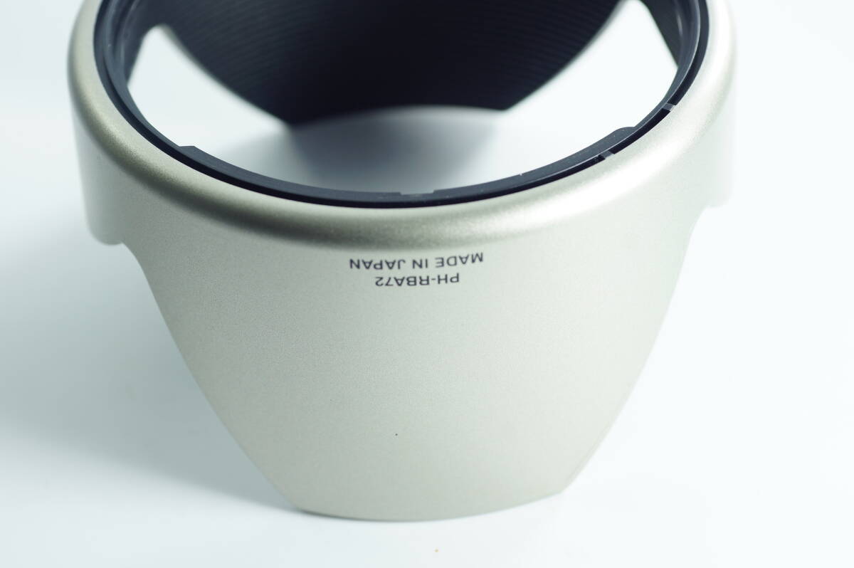 plnyeA004『キレイ』PENTAX PH-RBA72 FA28-200mm F3.8-5.6 AL シルバー　ペンタックス レンズフード HOOD SHADE