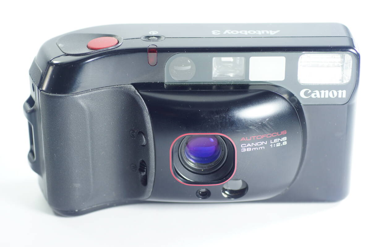 FOX560 稼働品 Canon Autoboy 3 QUARTZ DATE 38mm F2.8 　キヤノン　フィルム コンパクト カメラ