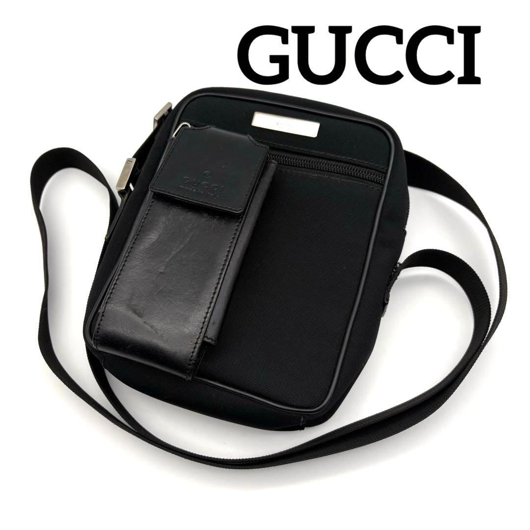GUCCI グッチ ショルダーバッグ ボディバッグ サコッシュ GGキャンバス