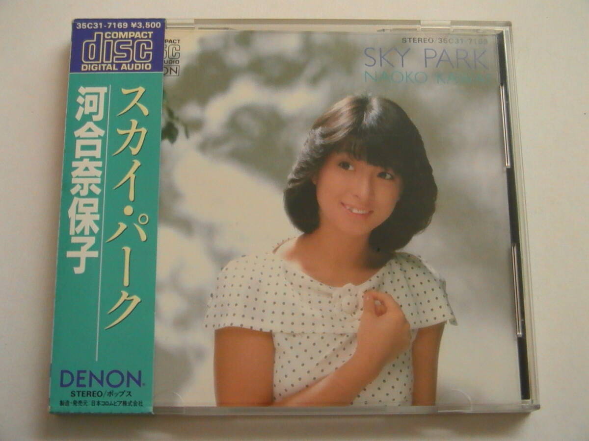 河合奈保子 / スカイ パーク 税表記無3500円箱帯付 35C31-7169 NAOKO KAWAI / SKY PARK