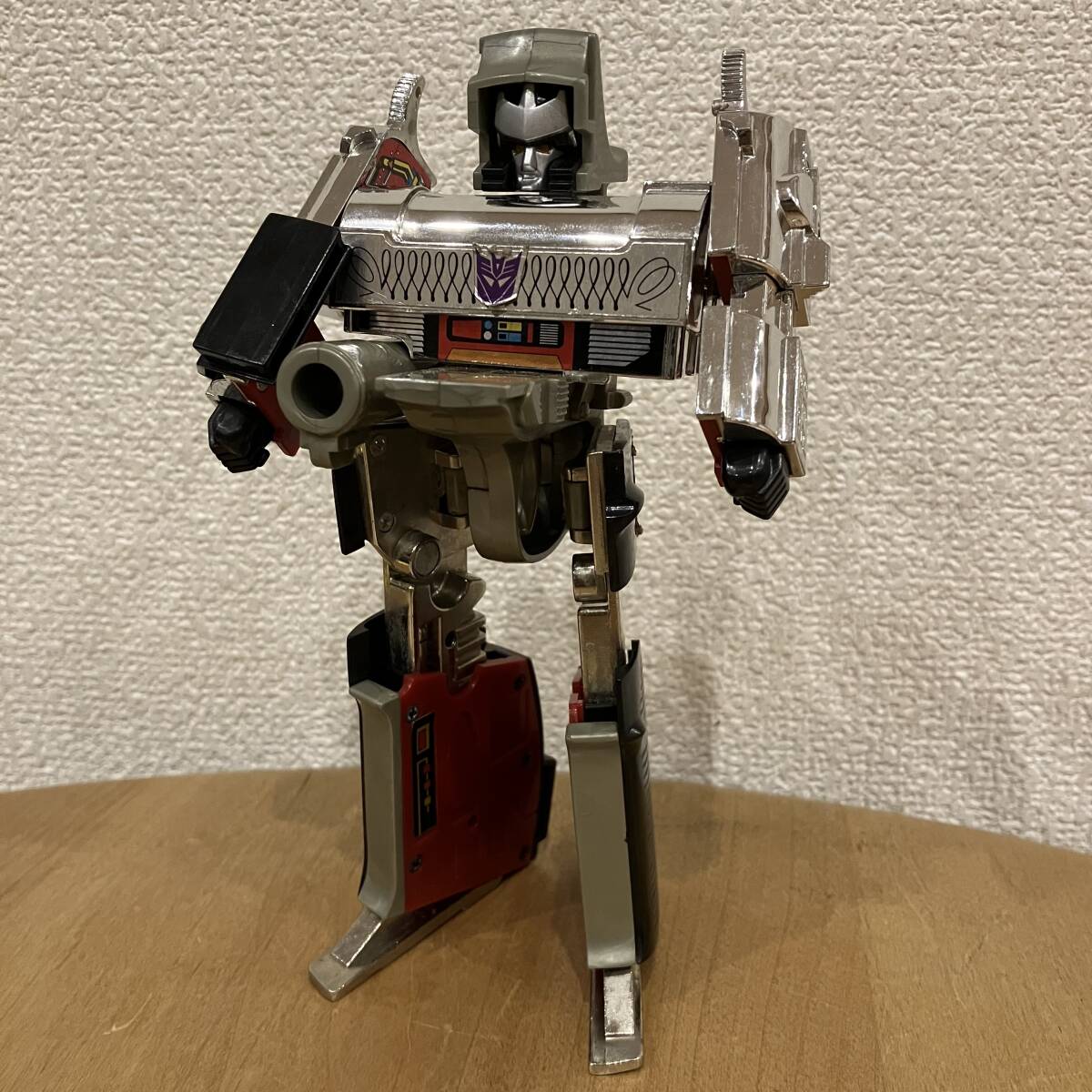 トランスフォーマー　メガトロン　銀メッキ　ミクロマン　ガンロボ　ワルサーp38　ダイアクロン