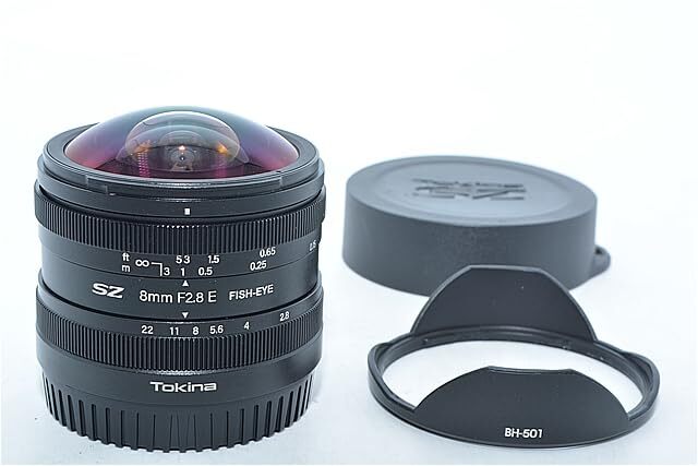 747★良品★トキナー Tokina 魚眼レンズ SZ 8mm F2.8 E FISH-EYE ソニーEマウント マニュアルフォーカス