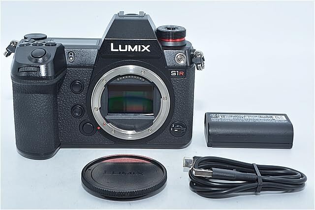 748★良品・ショット数111167回★パナソニック フルサイズ ミラーレス一眼カメラ ルミックス S1R ボディ DC-S1R-K