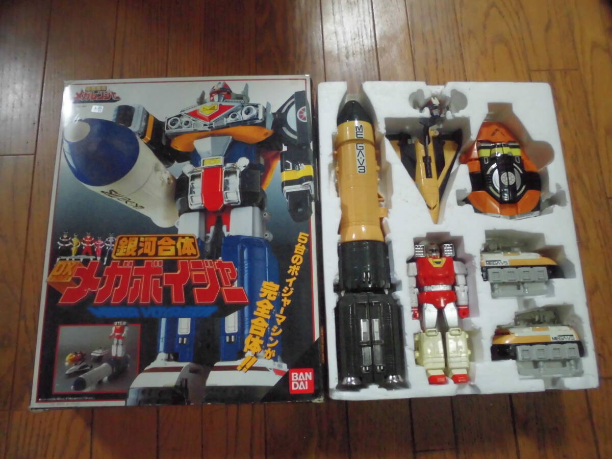 即決有★バンダイ 電磁戦隊メガレンジャー★銀河合体 DXメガボイジャー★戦隊ロボ★動作確認済みUSED品★BANDAI