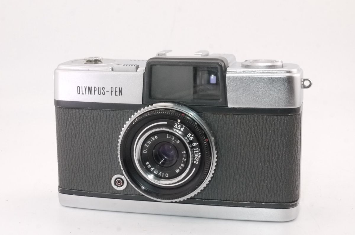 ★実用良品★オリンパス OLYMPUS OLYMPUS-PEN 初代 (三光商事) D.Zuiko 1:3.5 f=2.8cm 両耳 #2138 #0033