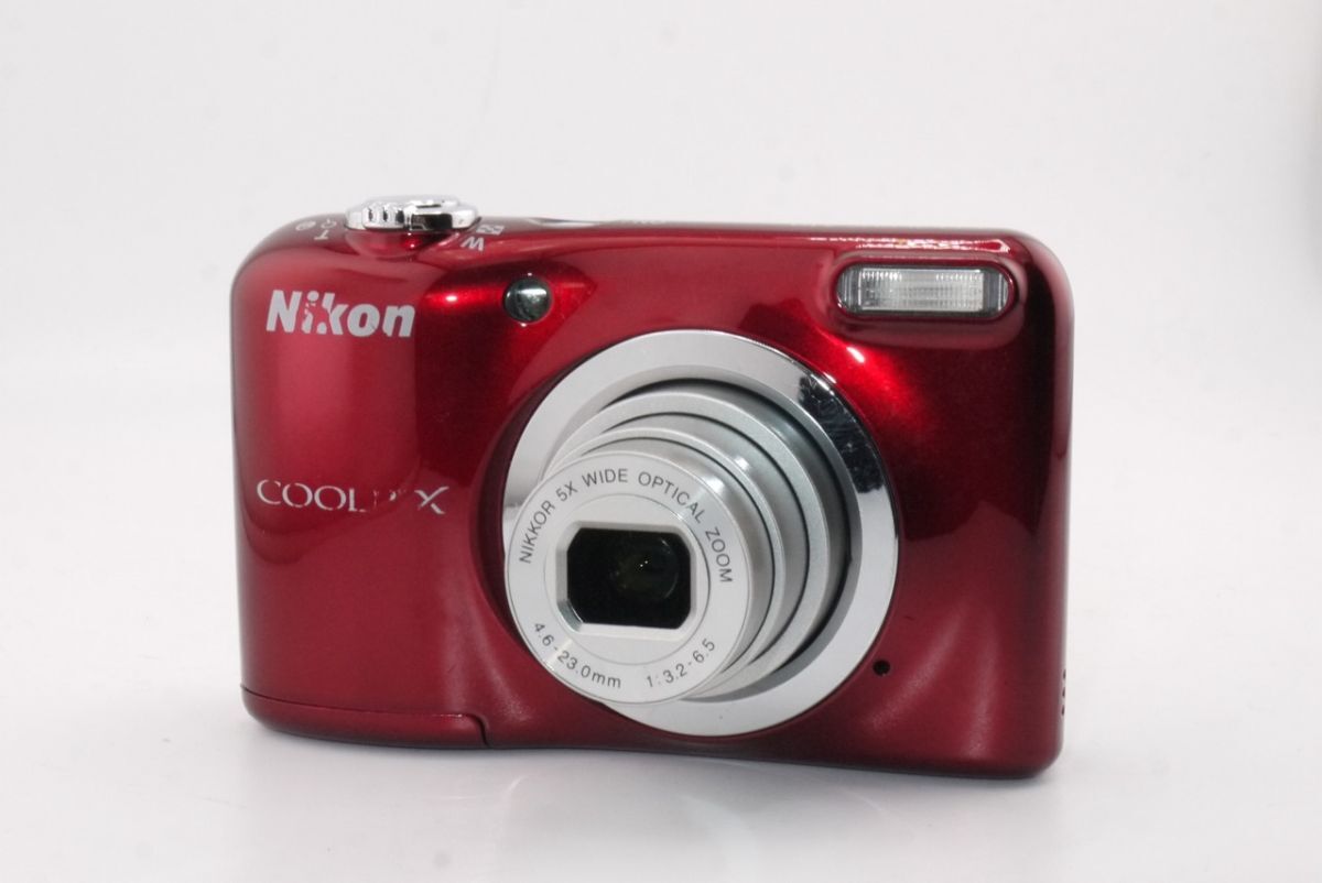 ★訳あり大特価★ニコン NIKON COOLPIX A10 レッド コンデジ ★単三電池★ #2195 #0003