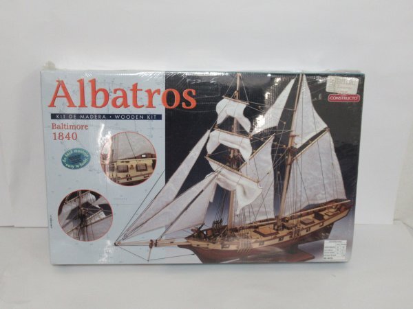 【未開封】CONSTRUCTO albatros Baltimore 1840 木製 帆船 模型キット ウッドクラフト