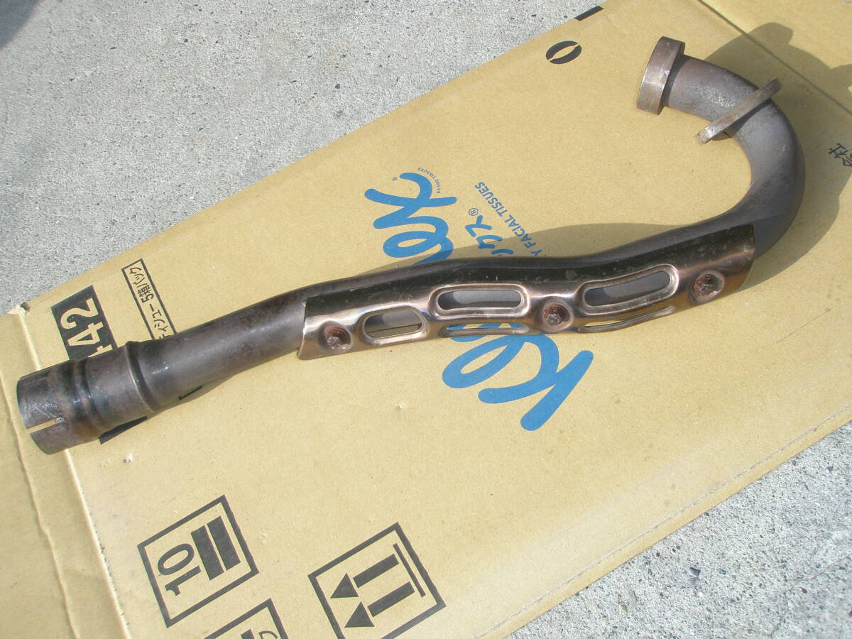 カワサキ　KLX250 Dトラッカー系純正エキパイ　錆びあり。ノーマル戻しやストックにどうぞ。