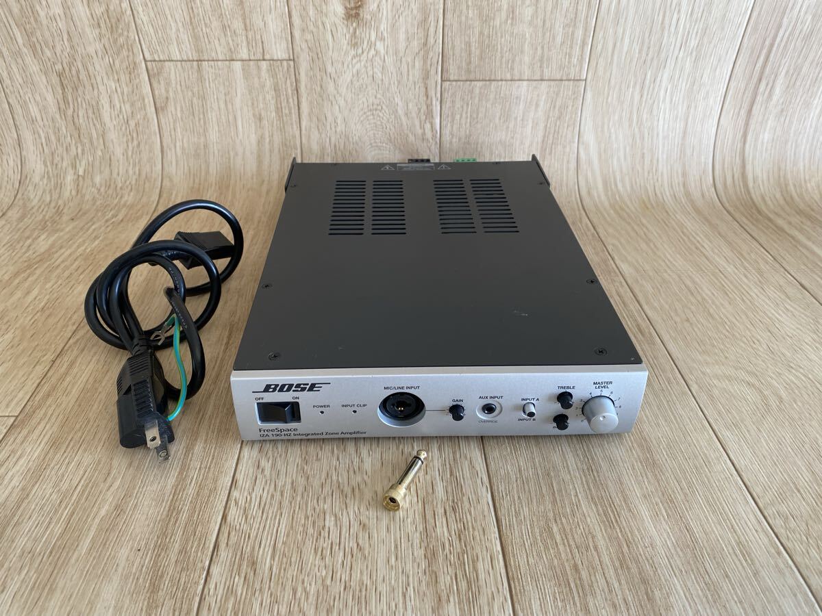中古 BOSE FreeSpace イザ IZA 190-HZ integrated zone amplifier コンパクトミキサー パワーアンプ 通電確認済み/現状品