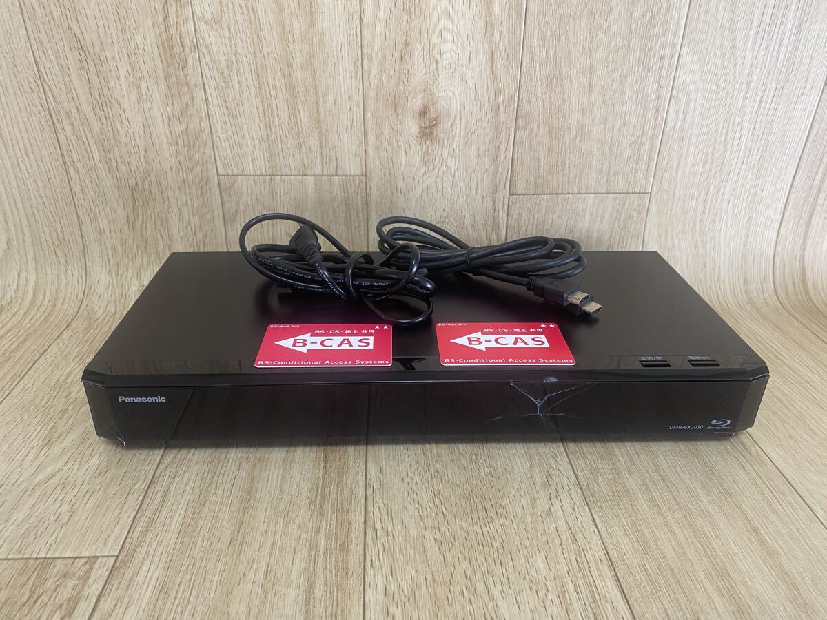 中古 【破損有り】Panasonic パナソニック DMR-BX2030 ブルーレイレコーダー 2017年製/ BD再生確認済み/現状品