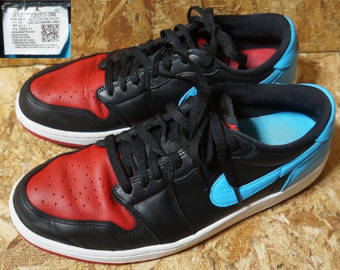 NIKE 本革 WMNS AIR JORDAN 1 RETRO LOW OG NC TO CHI ナイキ ウィメンズ エアジョーダン 1 レトロ ロー UNC TO CHICAGO CZ0775-046 