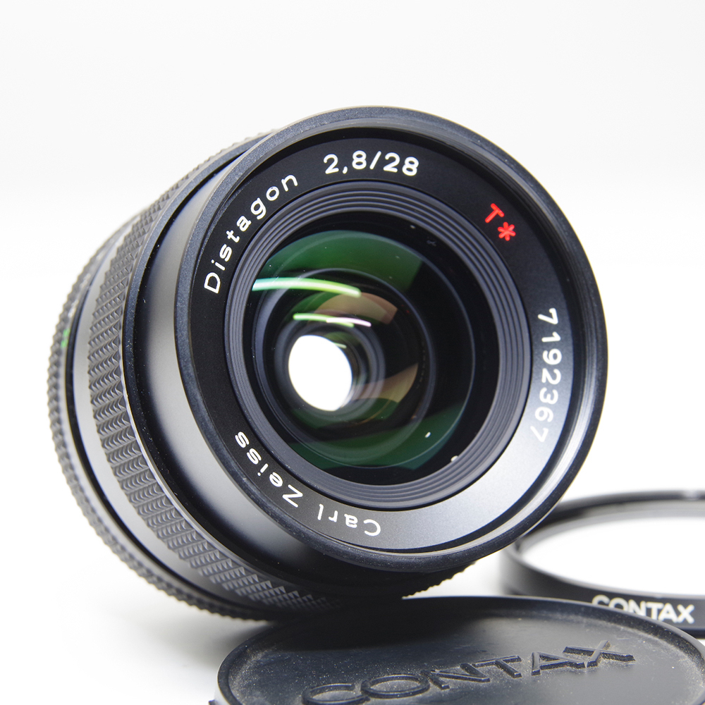 美品　コンタックス　レンズ　Carl Zeiss Distagon 2.8/28 T* 28㎜ F2.8　833